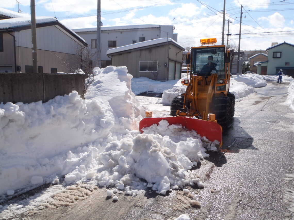 除雪作業